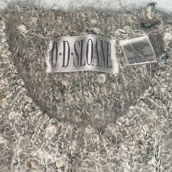 Vintage D.D. Sloane Mohair wool Blend Sweater Fisherman Core B22 - Picture 6 of 8